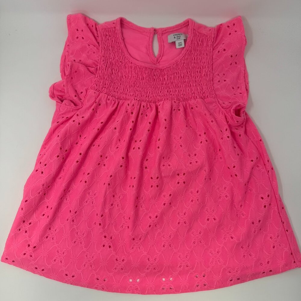 CROWN & IVY 2PC GIRLS SKIRT OUTFIT SIZE 10/12